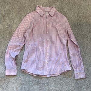 Banana Republic Non-Iron Fitted Gingham Button-Up Shirt